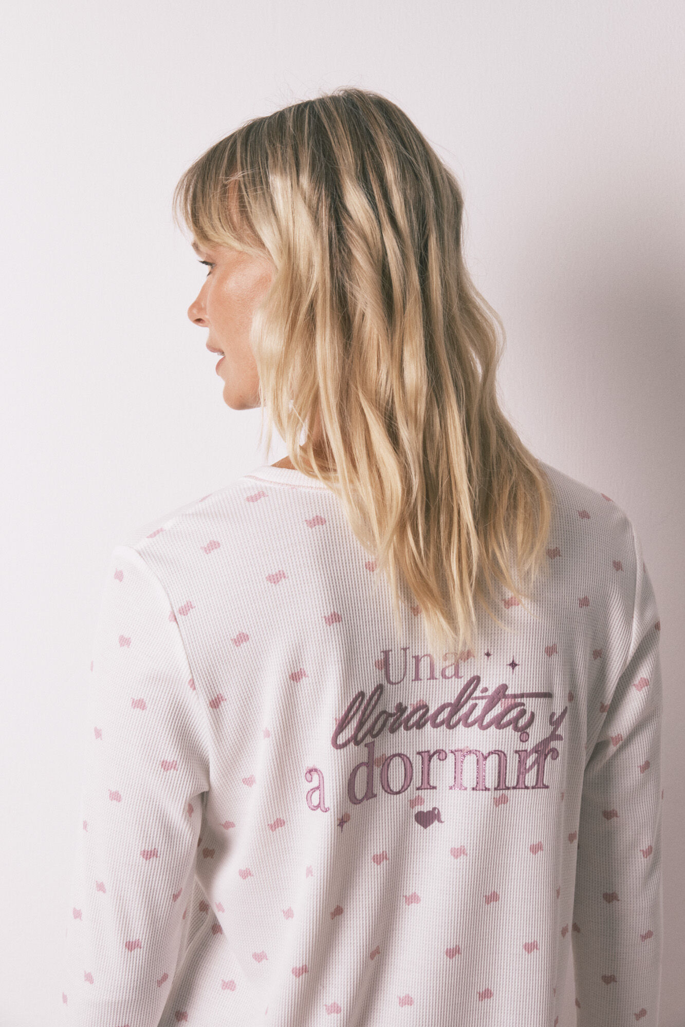 Women'secret Camis&oacute;n midi tejido Waffle 