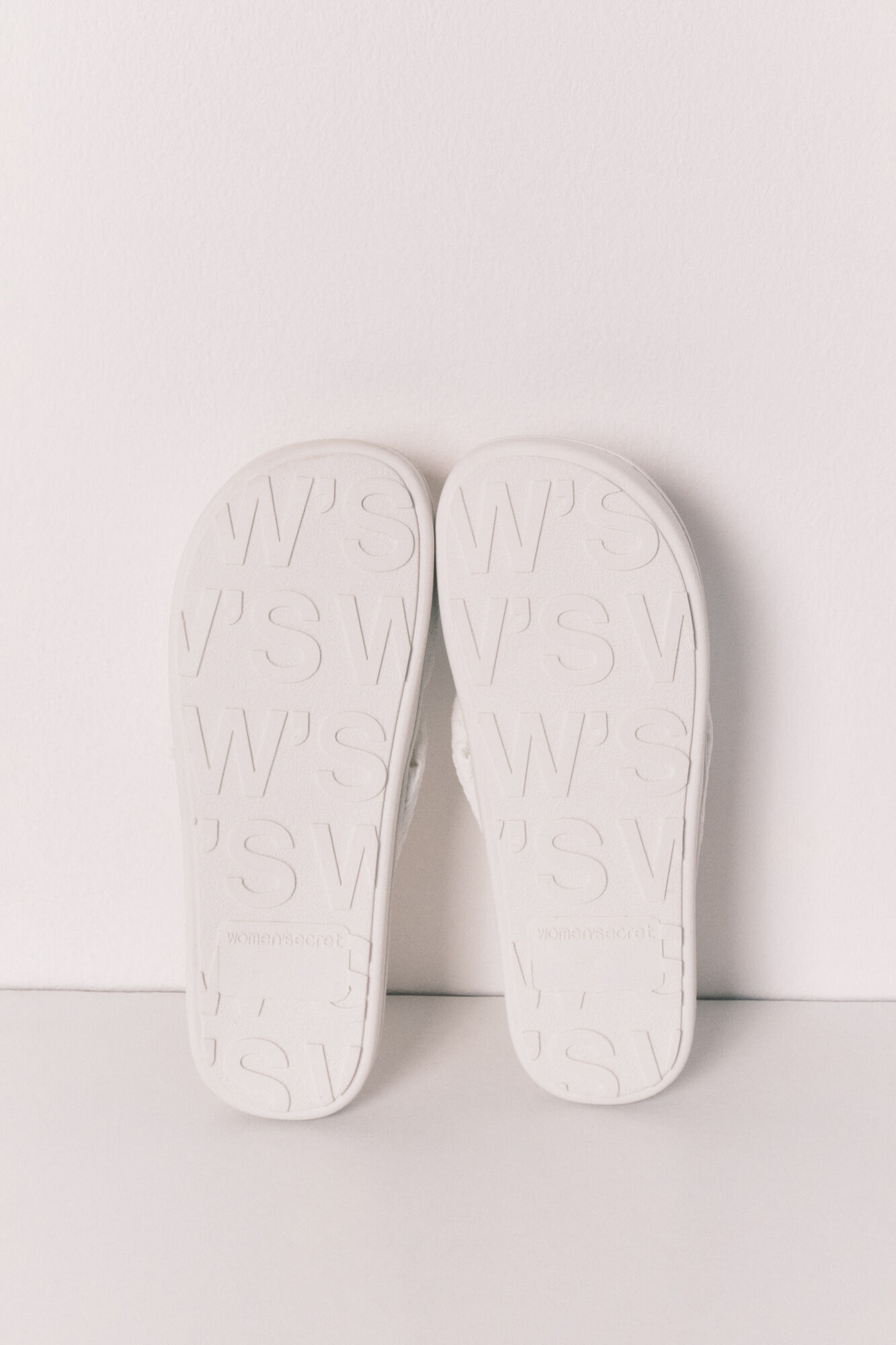Women'secret Sandalias de nudo y rafia blanco