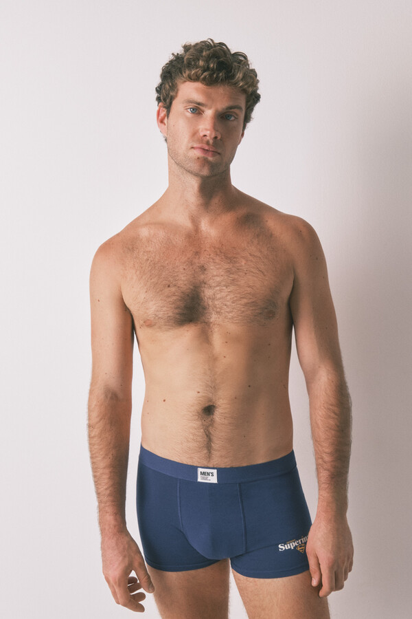 Women'secret Pack de 2 boxer grises de Superman gris