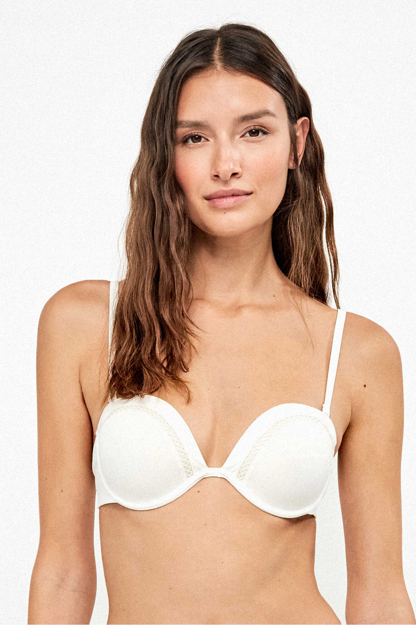 Gisela Top bikini bandeau escote pronunciado
