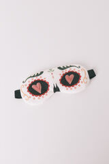 Women'secret Antifaz con estampado de catrina marfil