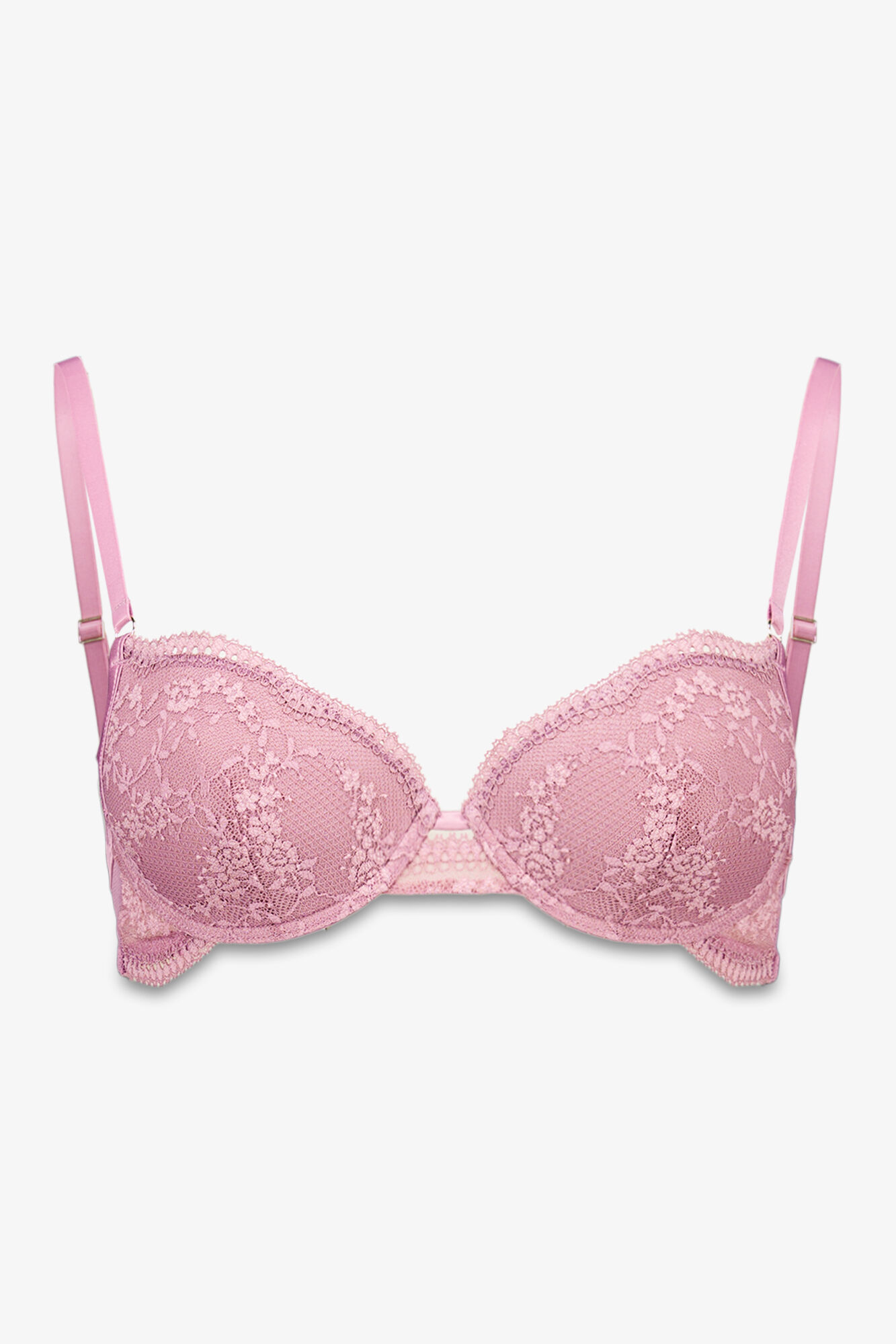 Women'secret Brasier BEAUTIFUL cl&aacute;sica con encaje y relleno rosa rosa