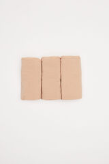 Womensecret Pack 3 panties de algodón nude