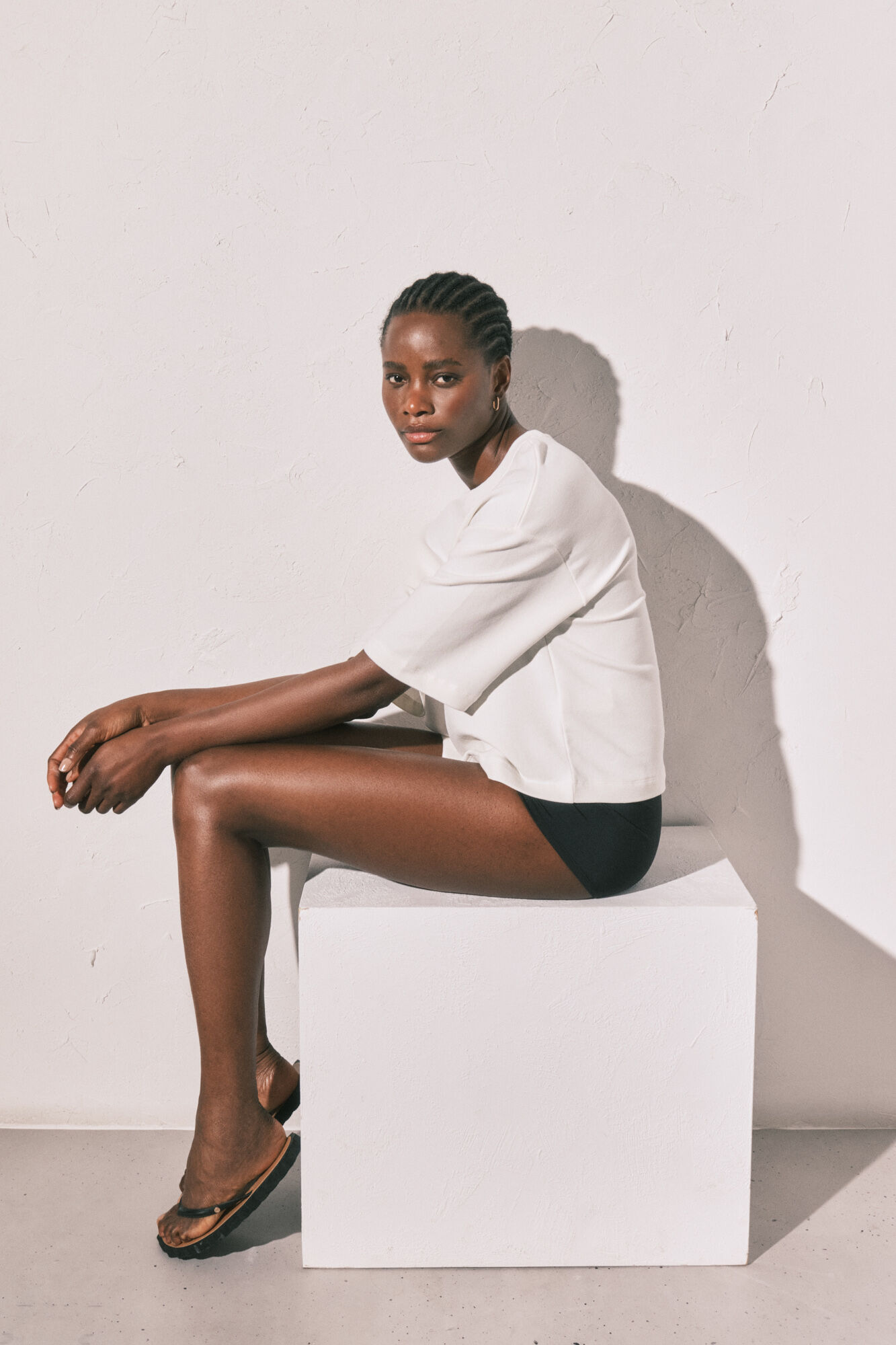 Women'secret Playera de felpa con estampado "Club del Mar" blanca marfil