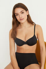 Womensecret BEAUTIFUL Sujetador relleno microfibra negro negro