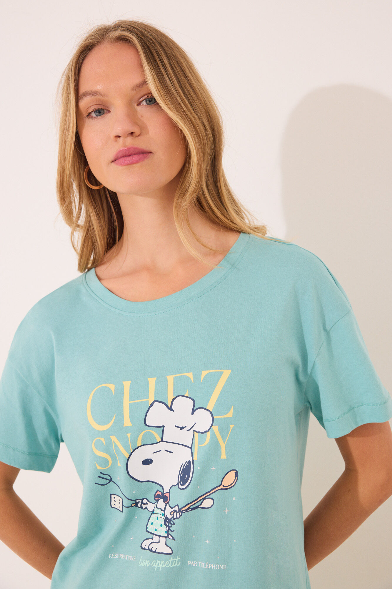 Women'secret Camis&oacute;n largo 100% algod&oacute;n Sebastian verde