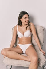 Women'secret Brasier push up de encaje blanco GORGEOUS marfil
