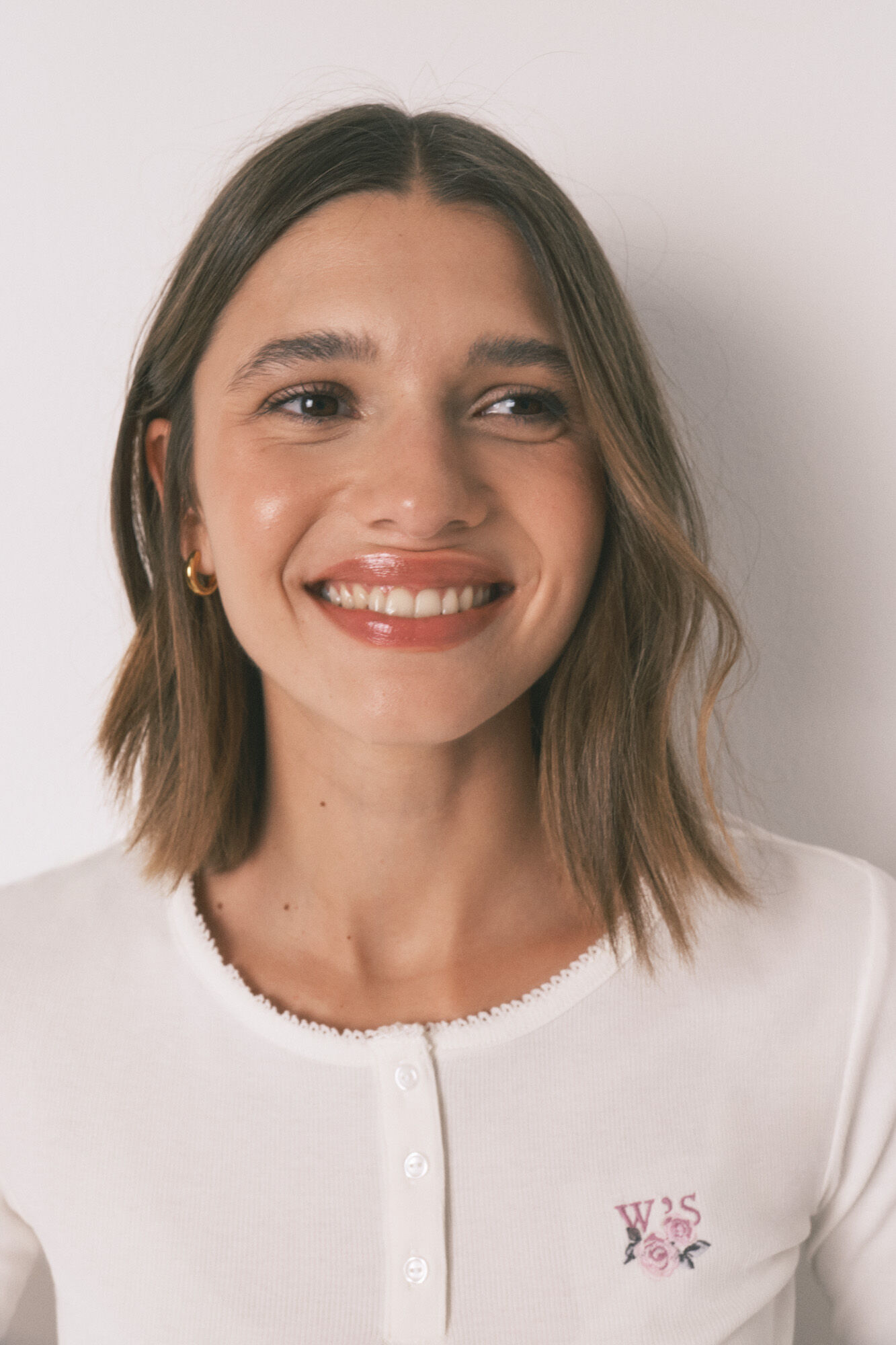 Women'secret Pijama larga con estampado de flores  marfil