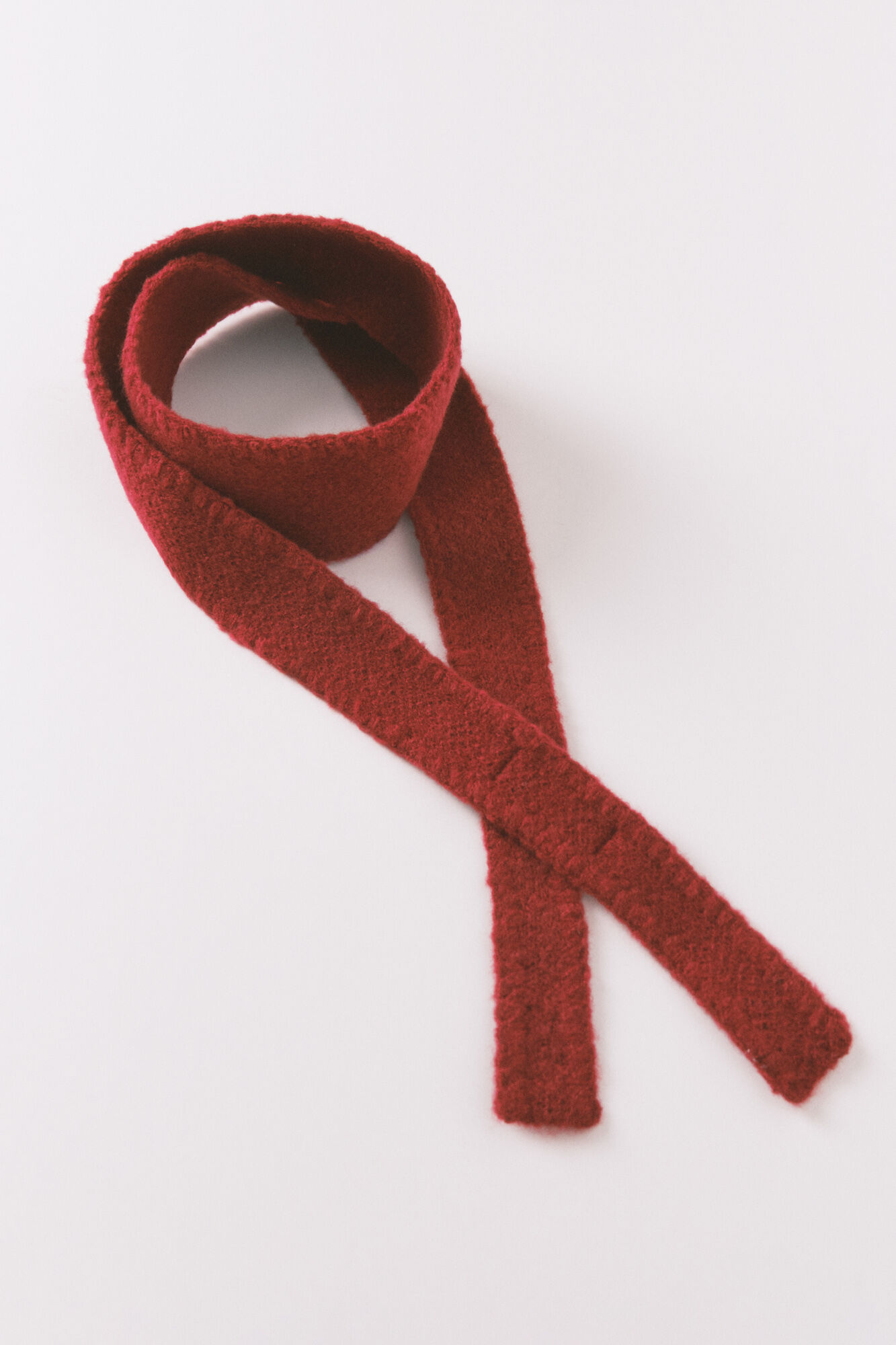 Women'secret Bufanda pa&ntilde;uelo de tricot roja