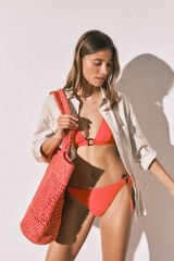 Women'secret Top bikini halter naranja naranja