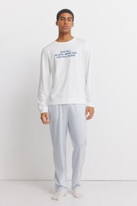 Women'secret Pijama mensaje de algod&oacute;n