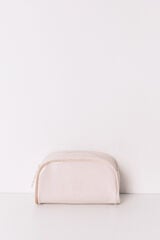 Women'secret Neceser pequeño charol blanca rosa