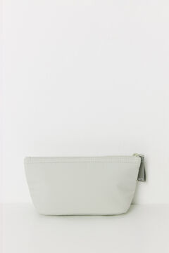 Womensecret Neceser pequeño acolchado verde gris
