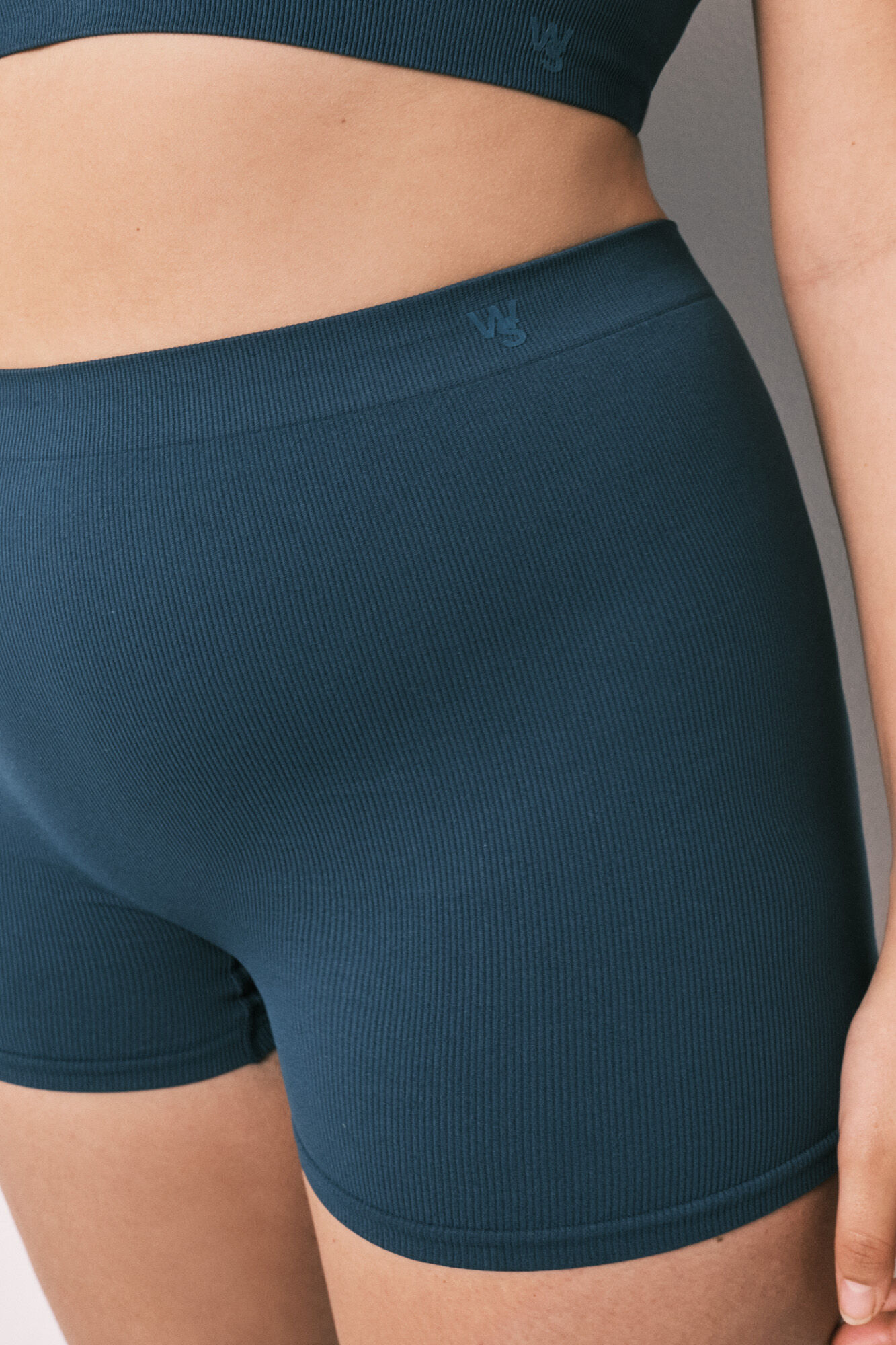 Women'secret Boxer sin costuras azul azul