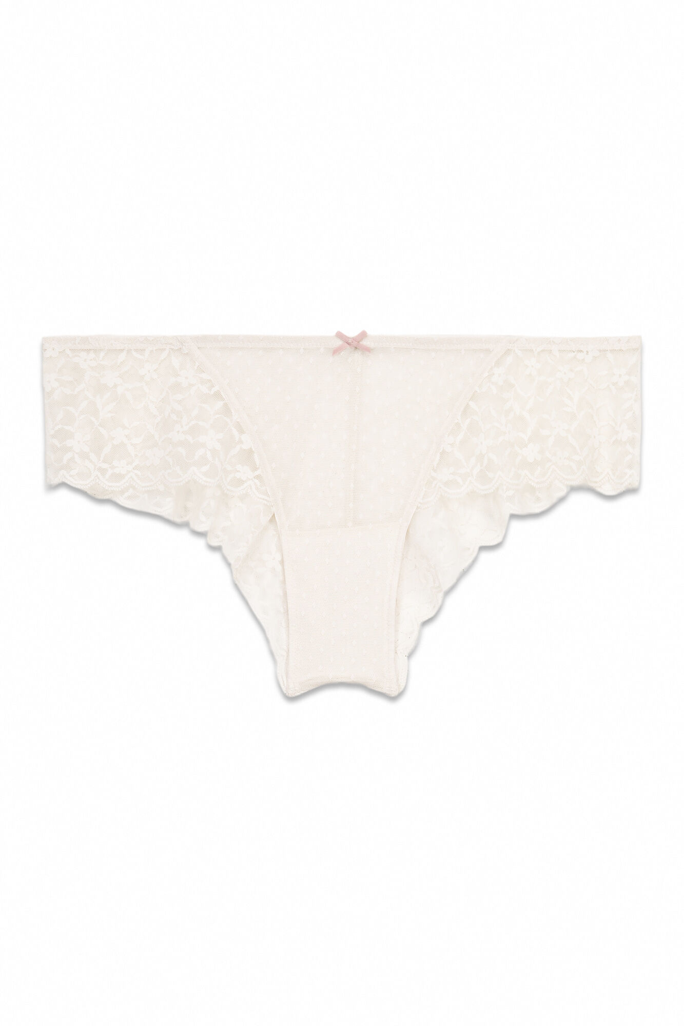 Women'secret Panty brasile&ntilde;o ancha de encaje gris gris