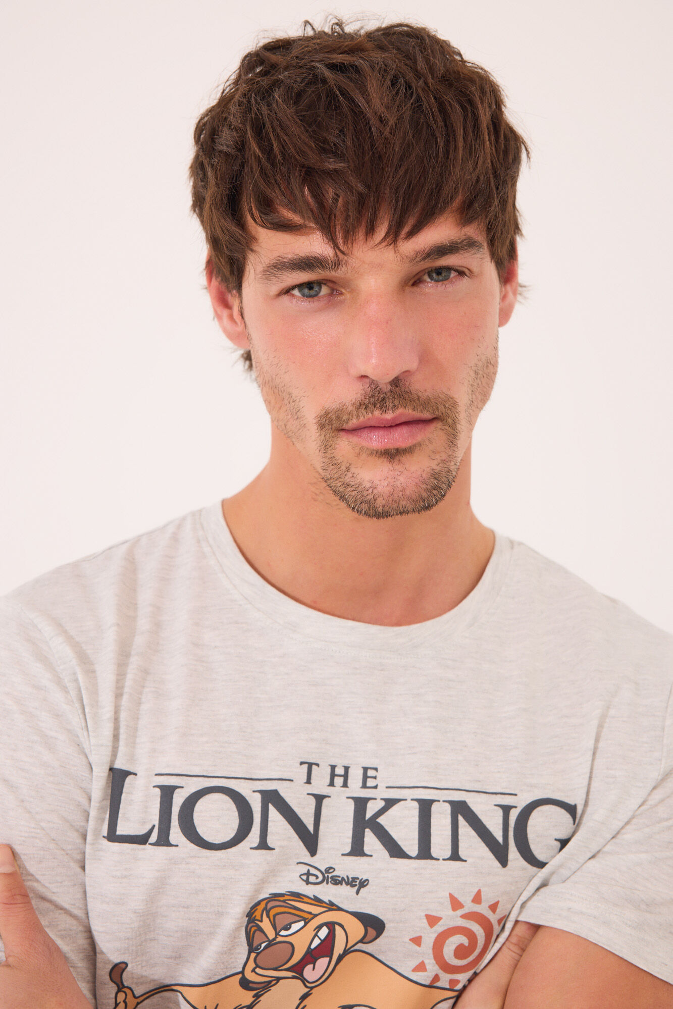 Women'secret Pijama gris oscuro del Rey Le&oacute;n gris