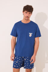Womensecret Pijama azul oscuro de Popeye azul