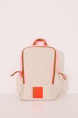 Womensecret Mochila de viaje de nailon beige café