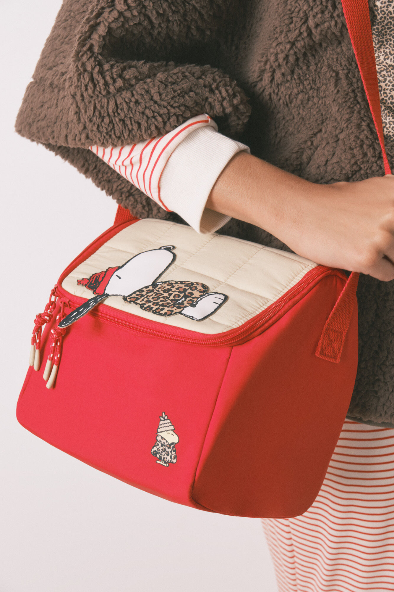 Women'secret Bolsa t&eacute;rmica roja para comida de Snoopy