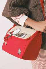 Women'secret Bolsa térmica roja para comida de Snoopy rojo