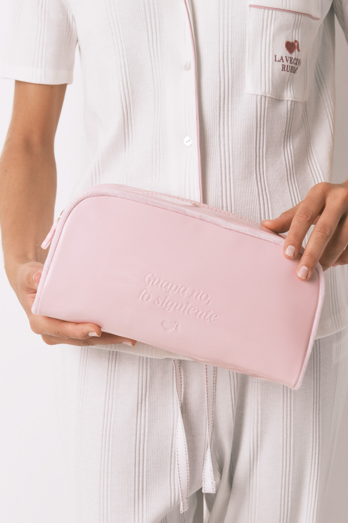 Women'secret Neceser grande charol rosa rosa