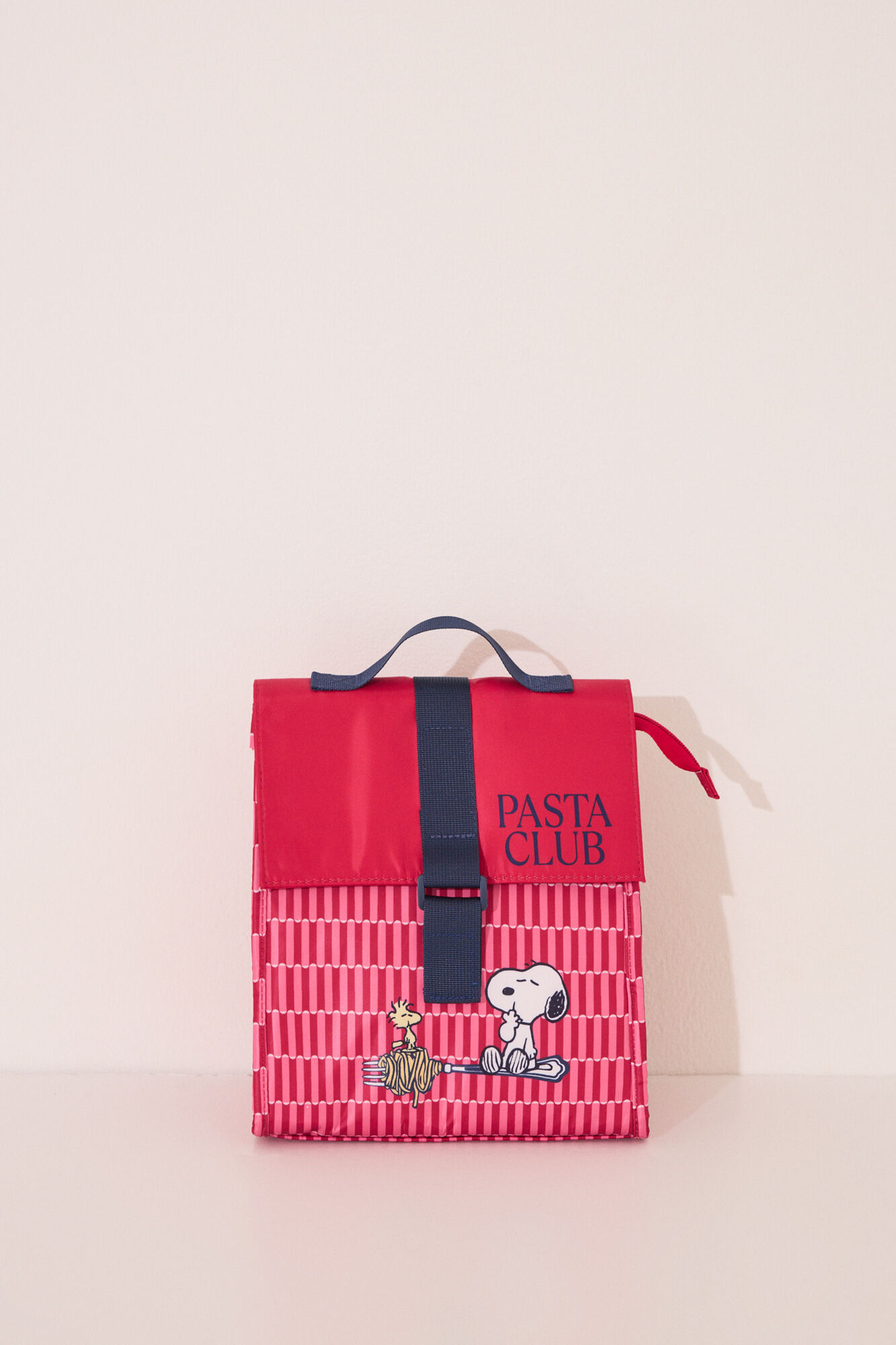 Women'secret Bolsa t&eacute;rmica de nailon para alimentos de Snoopy estampado