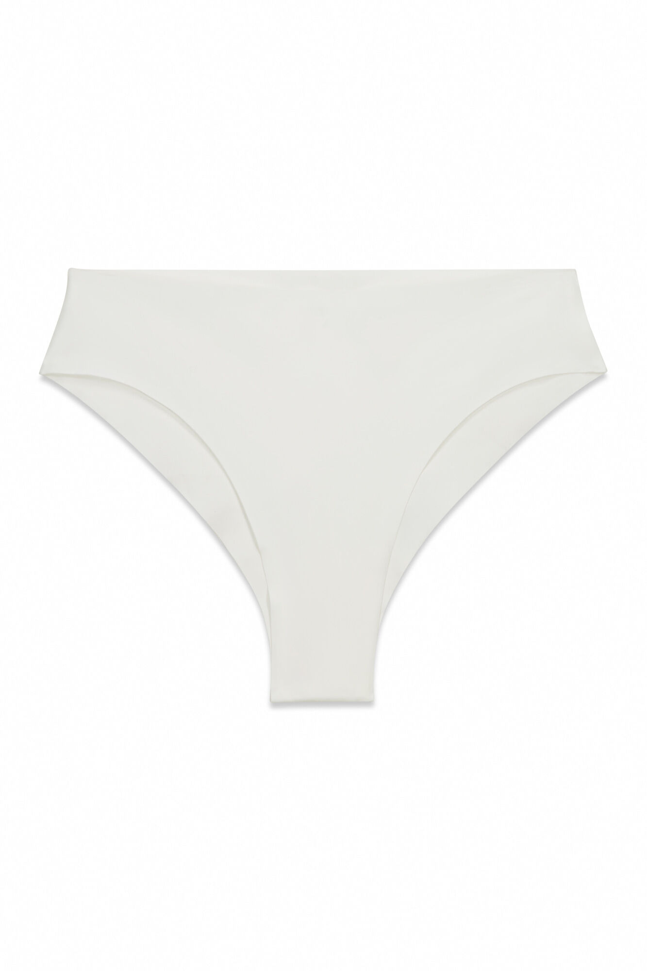 Women'secret Panty culotte sin costuras de microfibra blanca marfil