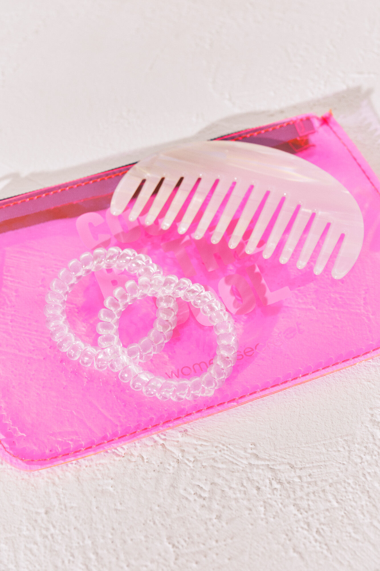 Women'secret Bolsa con cierre rosa