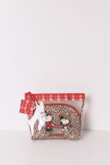 Women'secret Pack de 2 neceseres con estampado animal y Snoopy rojo