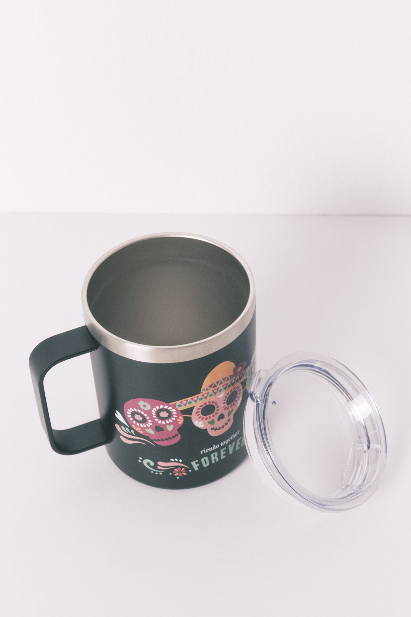 Women'secret Taza t&eacute;rmica con estampado de catrina
