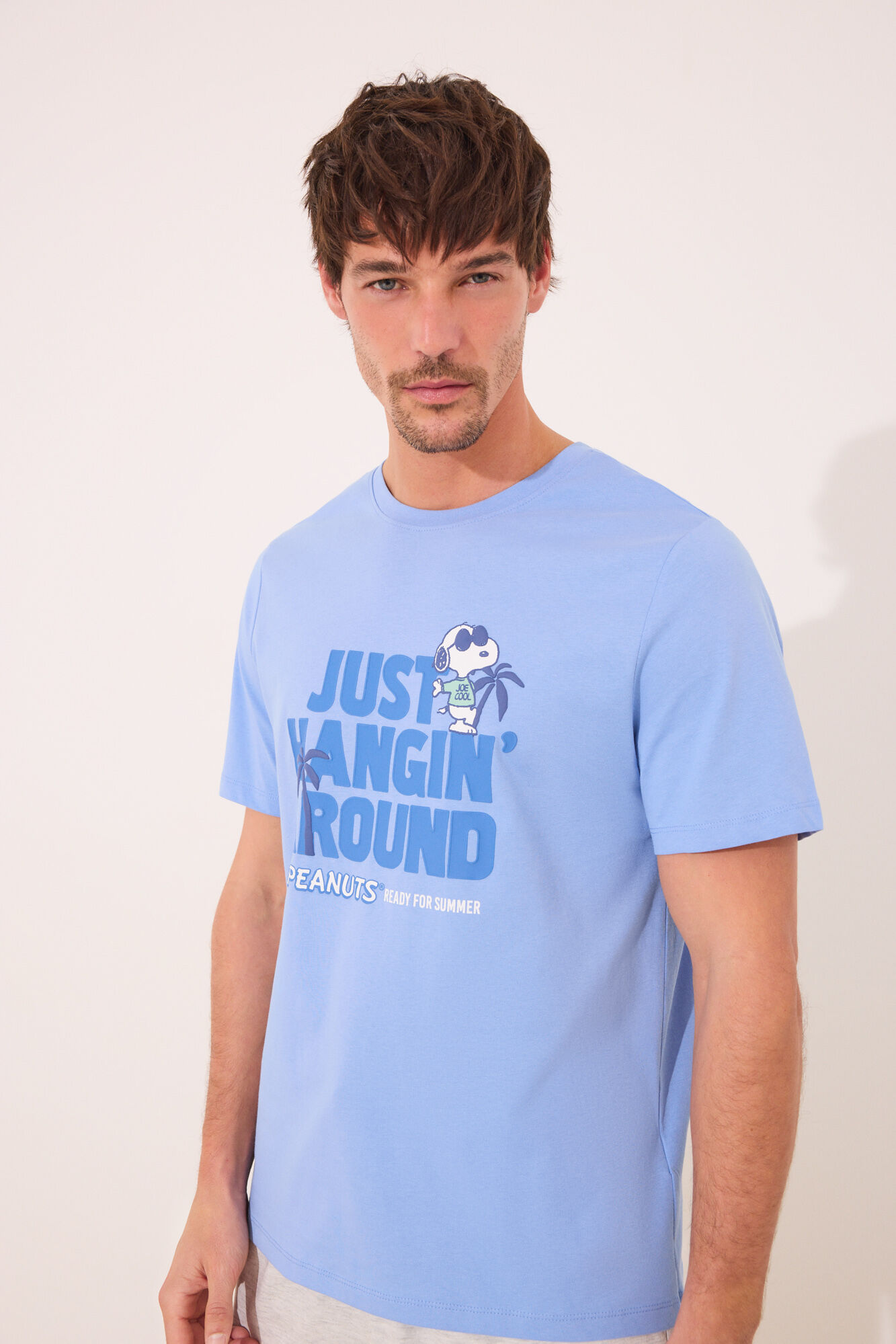 Women'secret Pijama de Snoopy azul claro azul