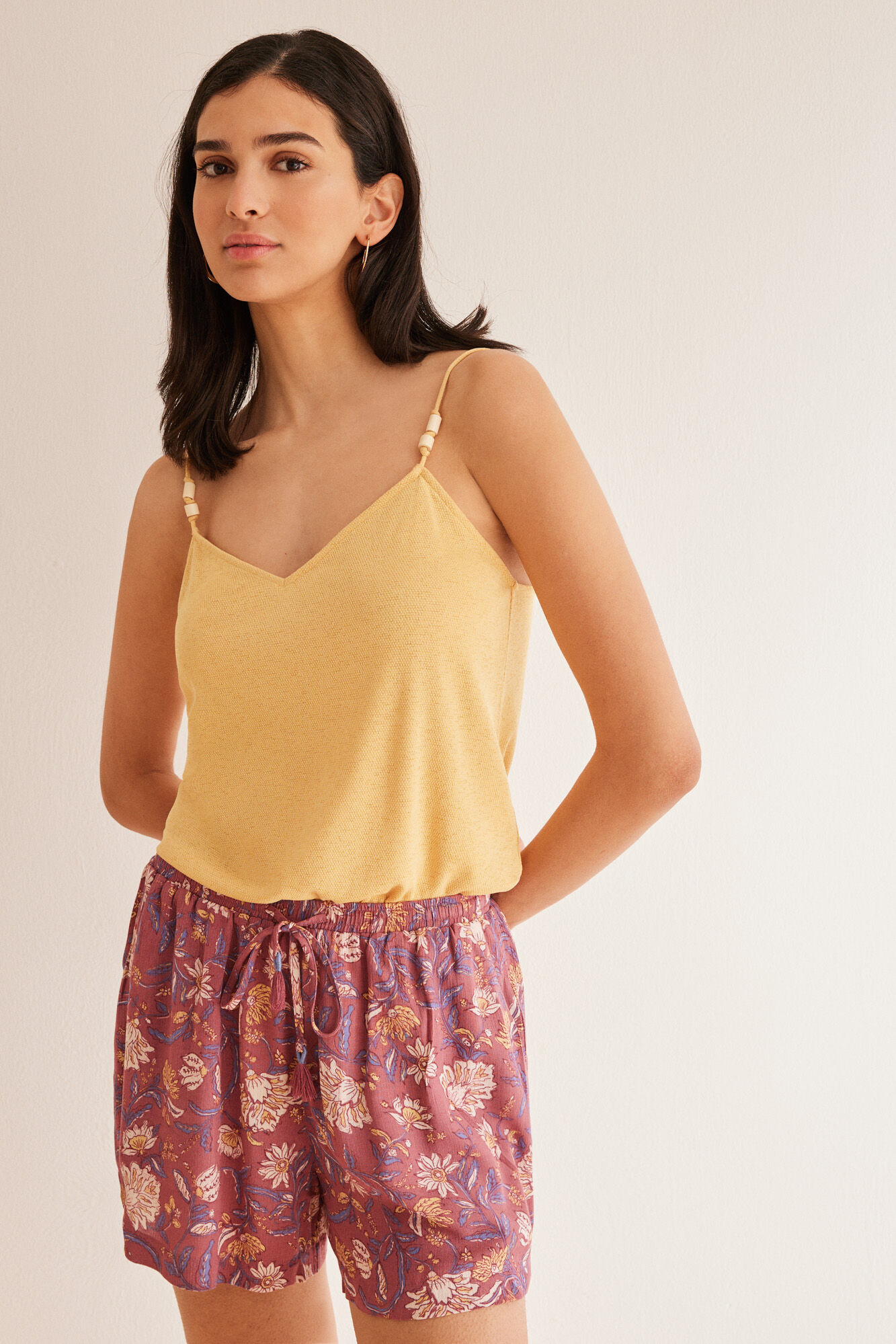 Women'secret Pantal&oacute;n corto bambula estampado paisley