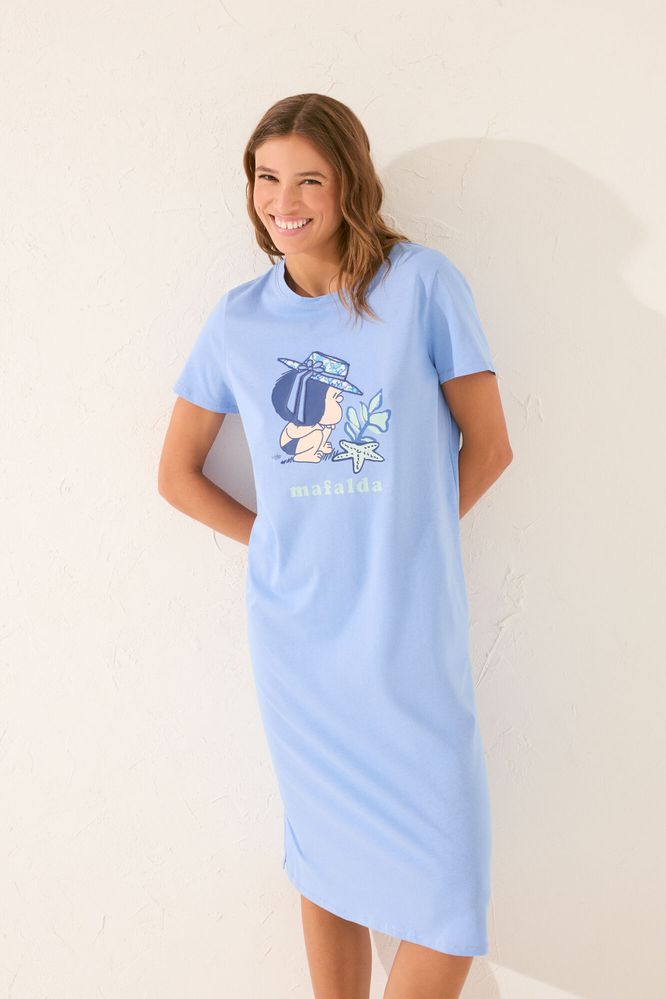 Women'secret Camis&oacute;n largo azul