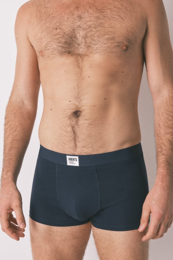 Women'secret Pack de 2 boxer liso azules azul