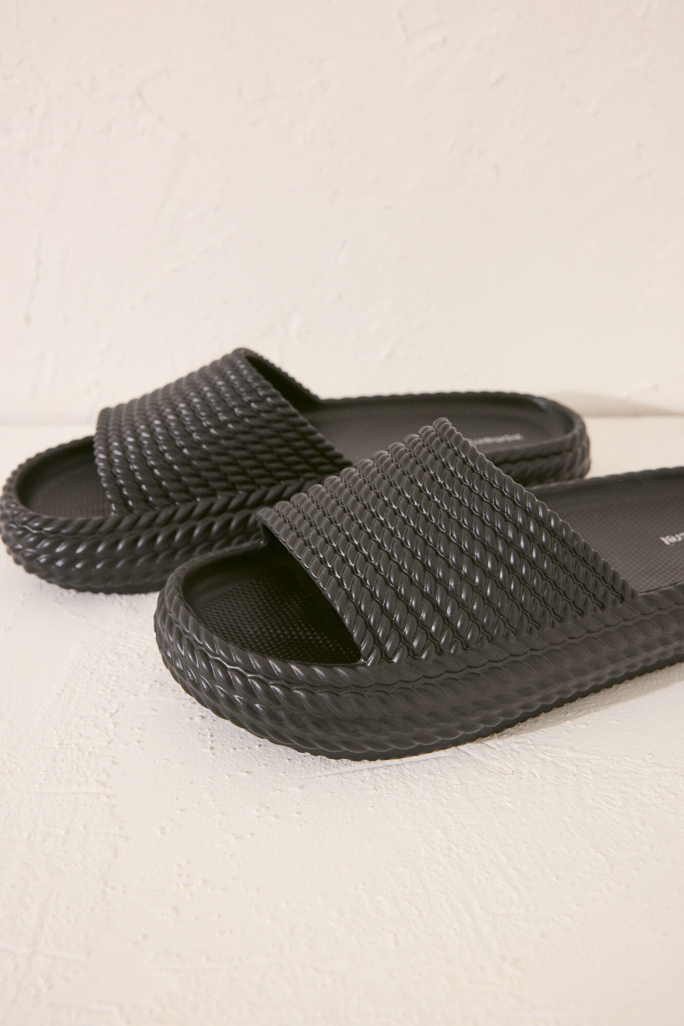 Women'secret Chanclas de plataforma negras negro