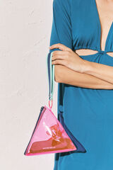 Women'secret Bolsa triangular rosa rosa