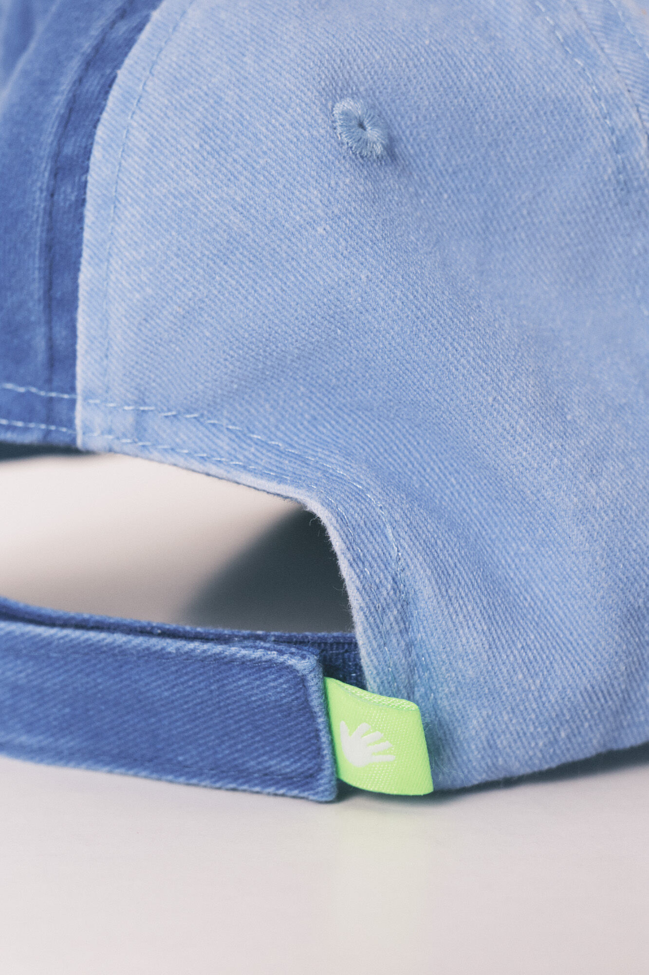 HI&BYE Gorra ajustable de algod&oacute;n azul