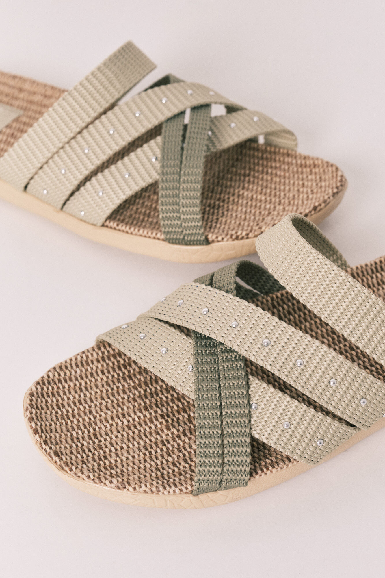 Women'secret Sandalias de tiras verde