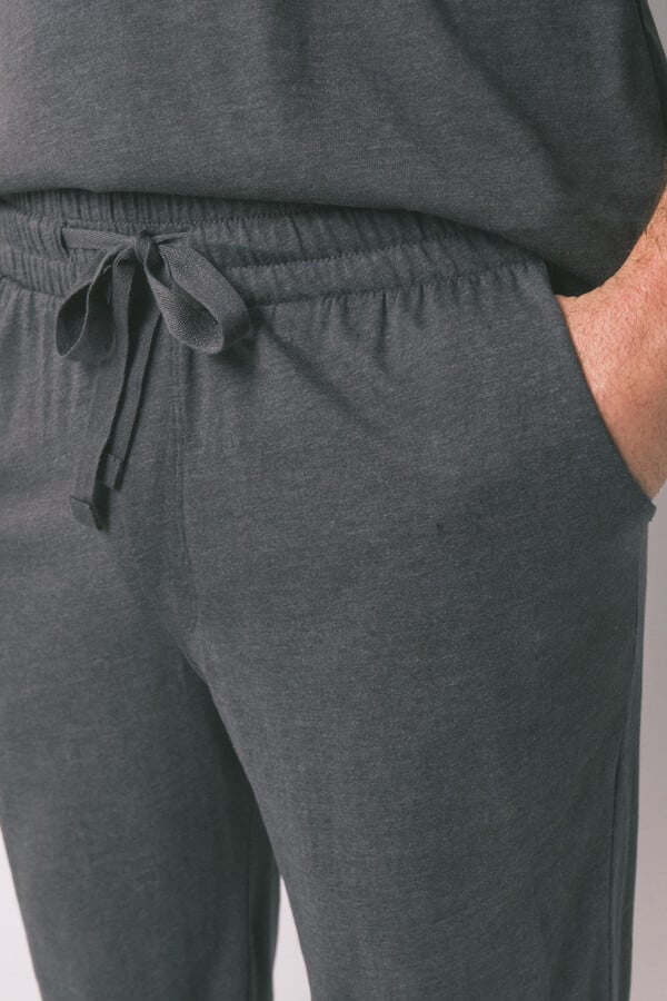 Women'secret Pijama larga algodón Batman gris gris