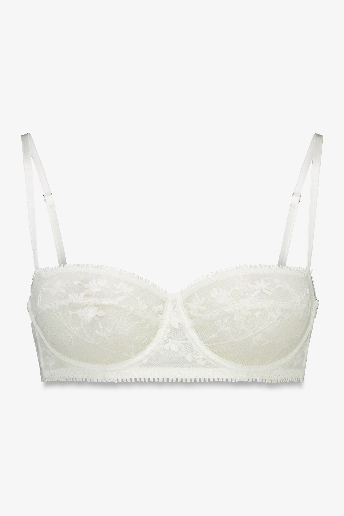 Women'secret PRETTY brasier balconette de encaje blanco  blanco