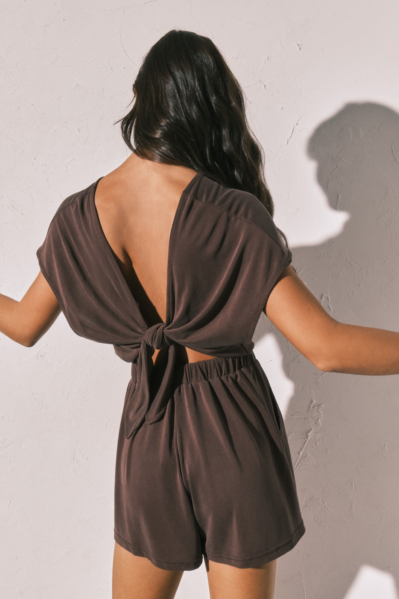 Women'secret Jumper tejido fluido marr&oacute;n caf&eacute;