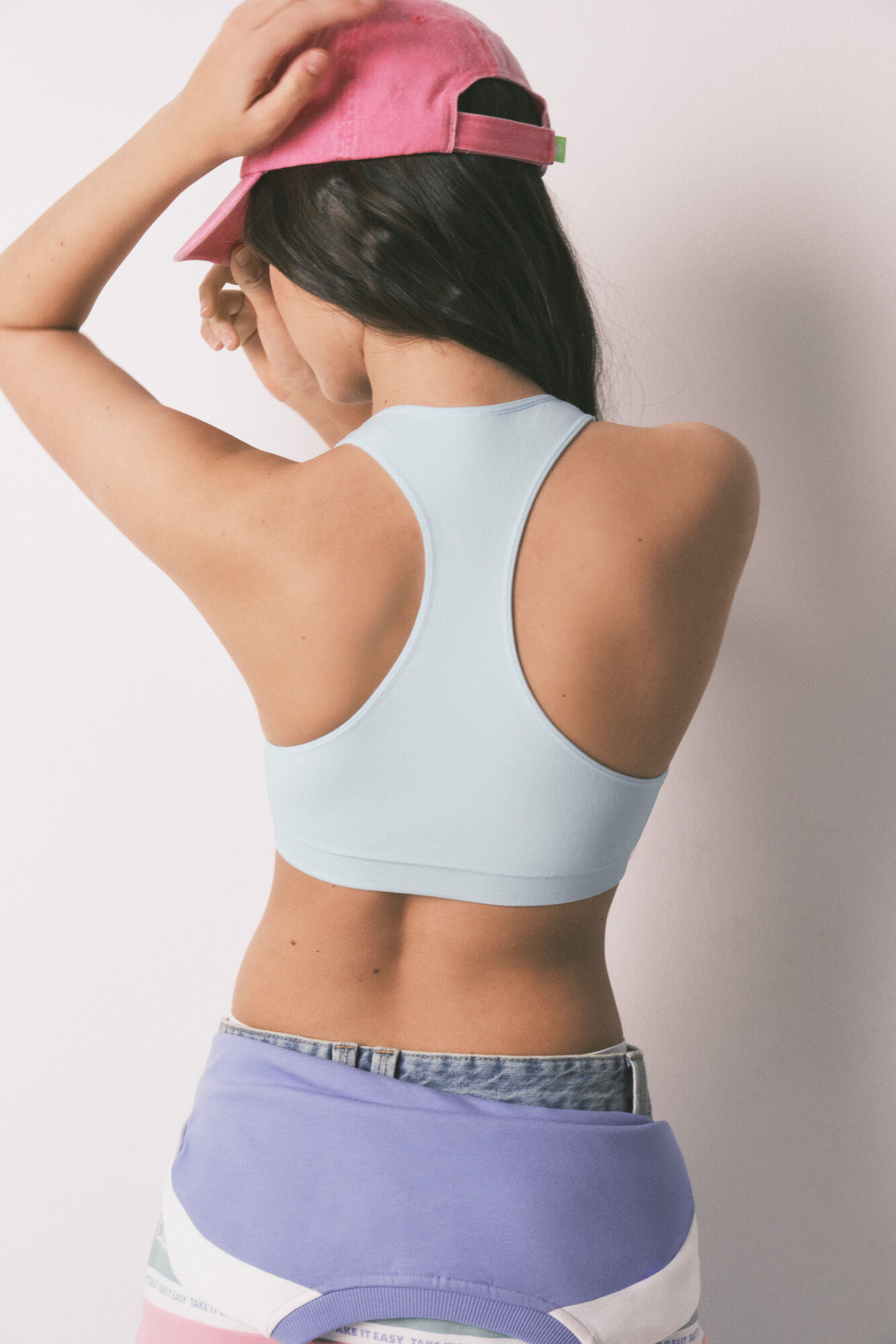 HI&BYE Brasier deportivo sin costuras verde verde