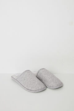 Womensecret Pantuflas para casa de casa cerradas grises de Moomin gris