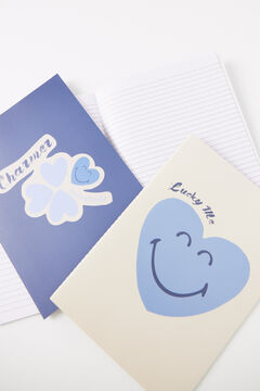 Womensecret Pack 3 libretas azules Smiley azul