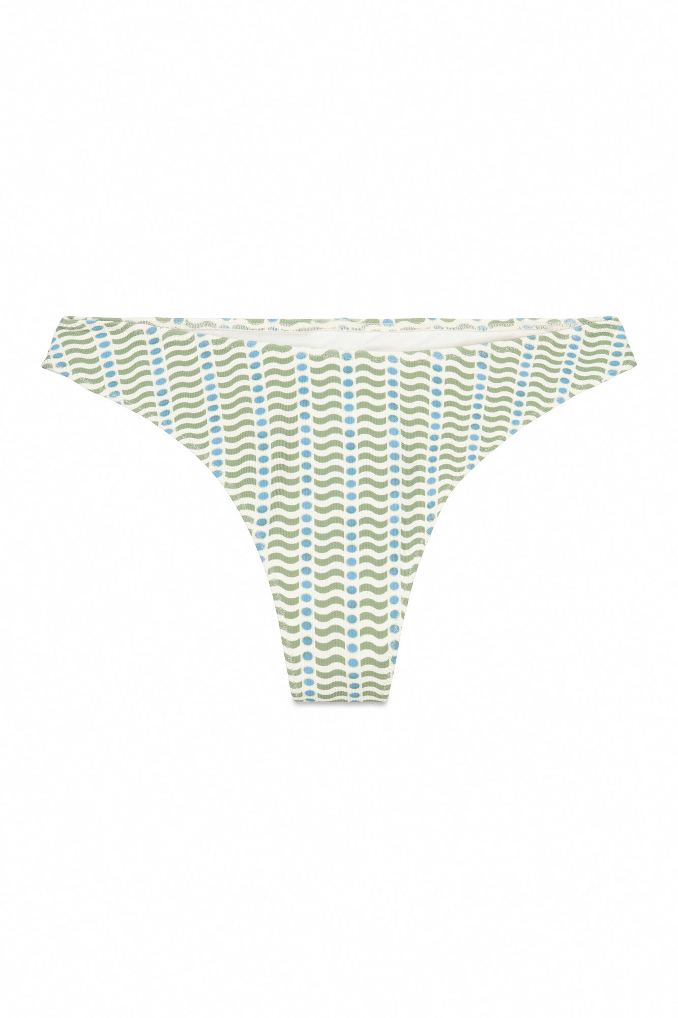 Women'secret Panty de bikini brasile&ntilde;a con estampado geom&eacute;trico estampado