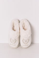 Women'secret Zapatillas de casa blanco Harry Potter lurex marfil