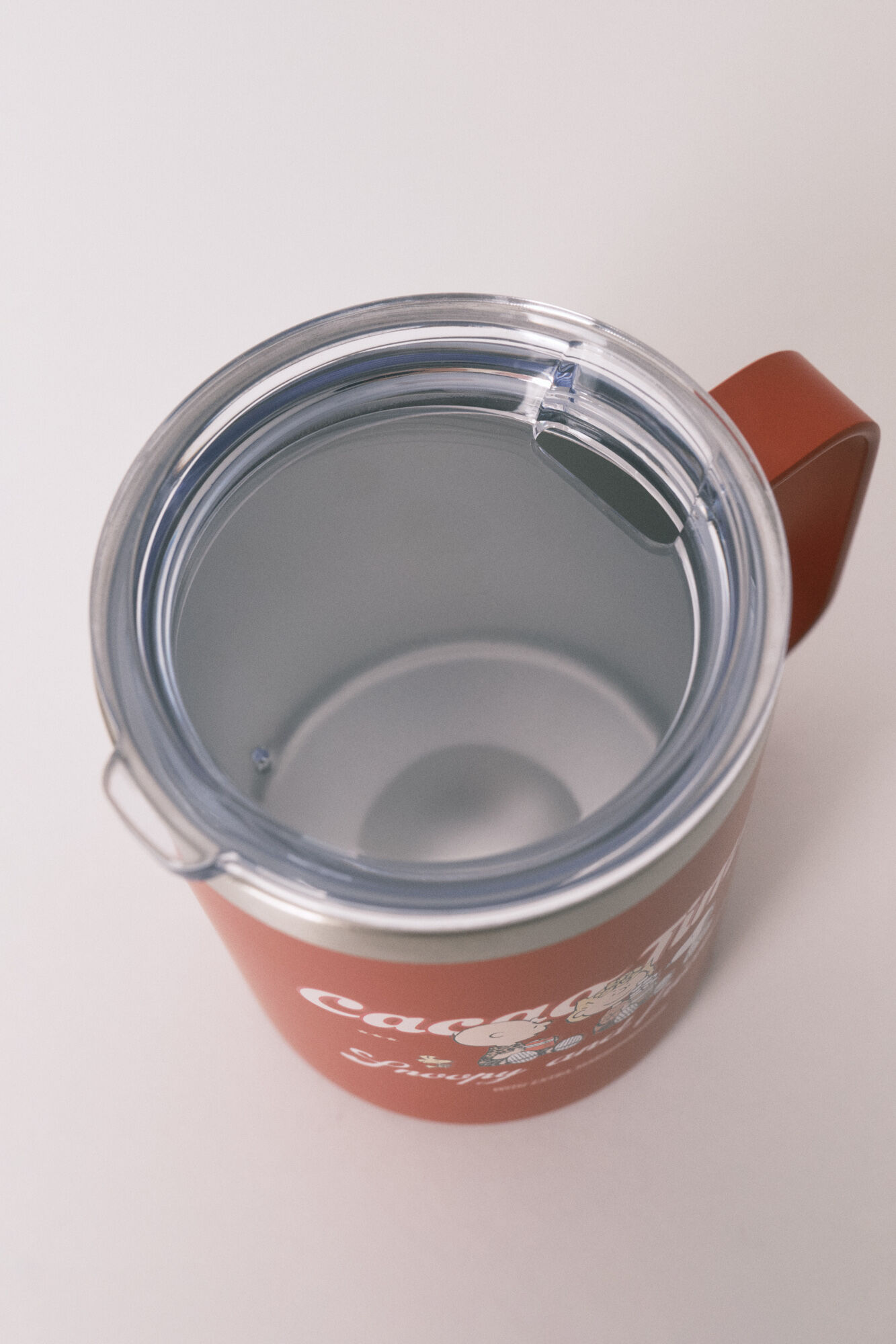 Women'secret Taza t&eacute;rmica con estampado de Snoopy rojo