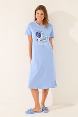 Womensecret Camisón largo azul