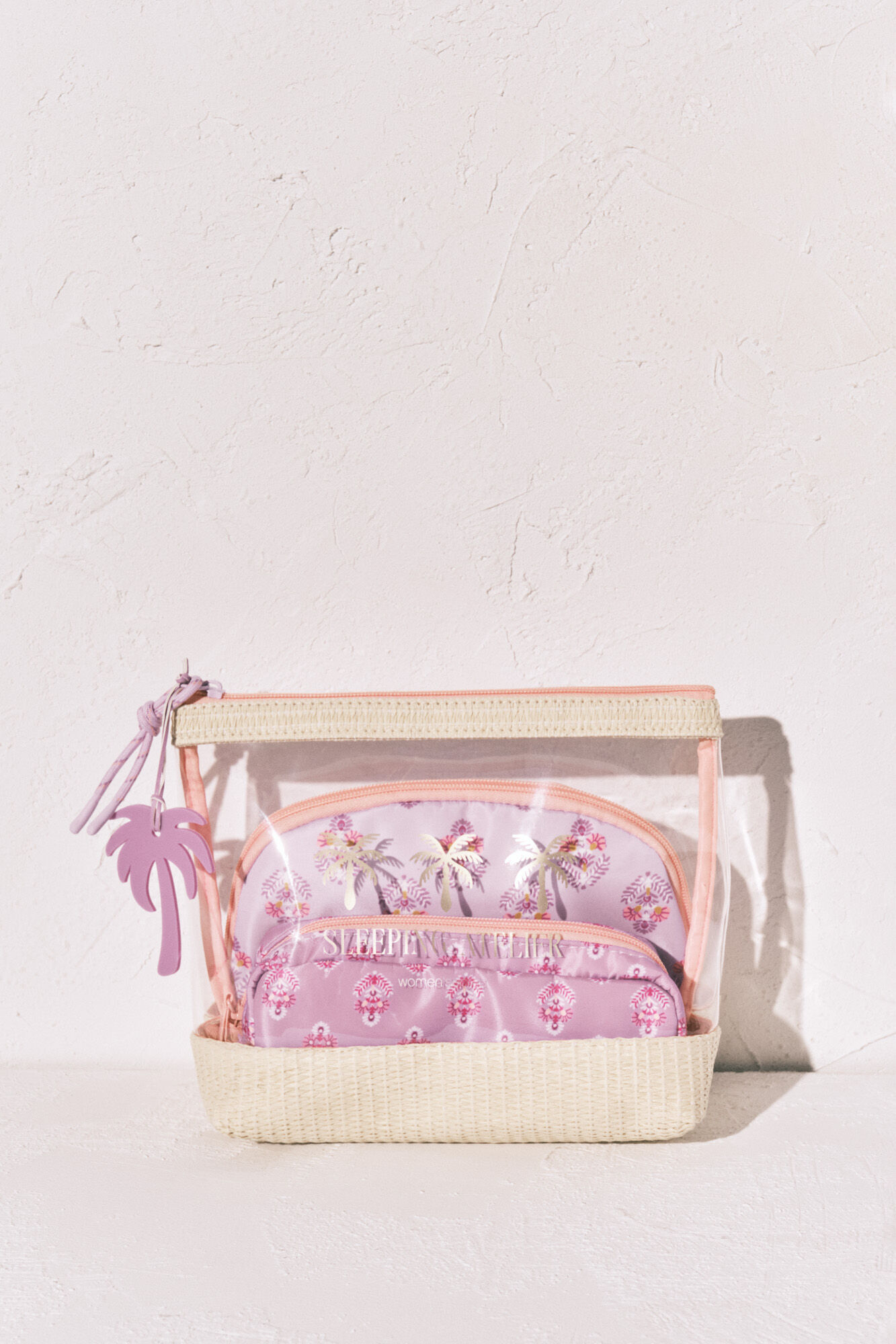 Women'secret Pack 3 neceseres transparentes y estampados estampado