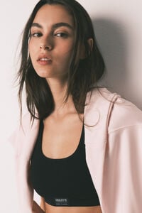 HI&BYE Brasier deportivo sin costuras negro